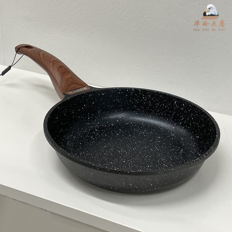 Hualing Daying pedra médica frigideira antiaderente panela sem fumaça doméstico Wok fogão de indução a gás Universal