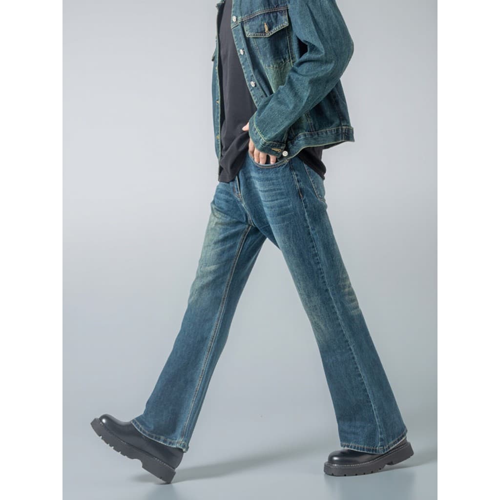 Calça Micro Flare Cintura Alta vintage