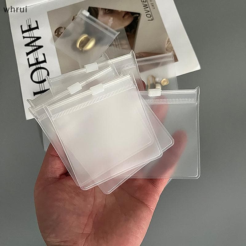 [WHRUI] Bolsas Reutilizáveis Com Zíper Transparentes Para Comprimidos , Organizador De Medicamentos Viagem , Armazenamen