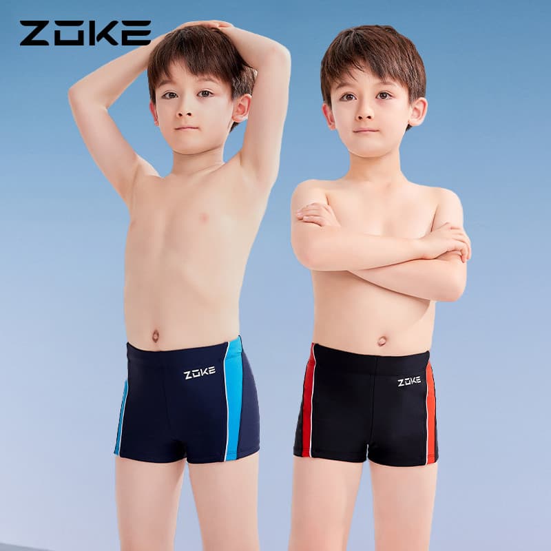 Zuke calções de banho infantis meninos de secagem rápida Boxer troncos de natação 2026 novo estilo treinamento profissio