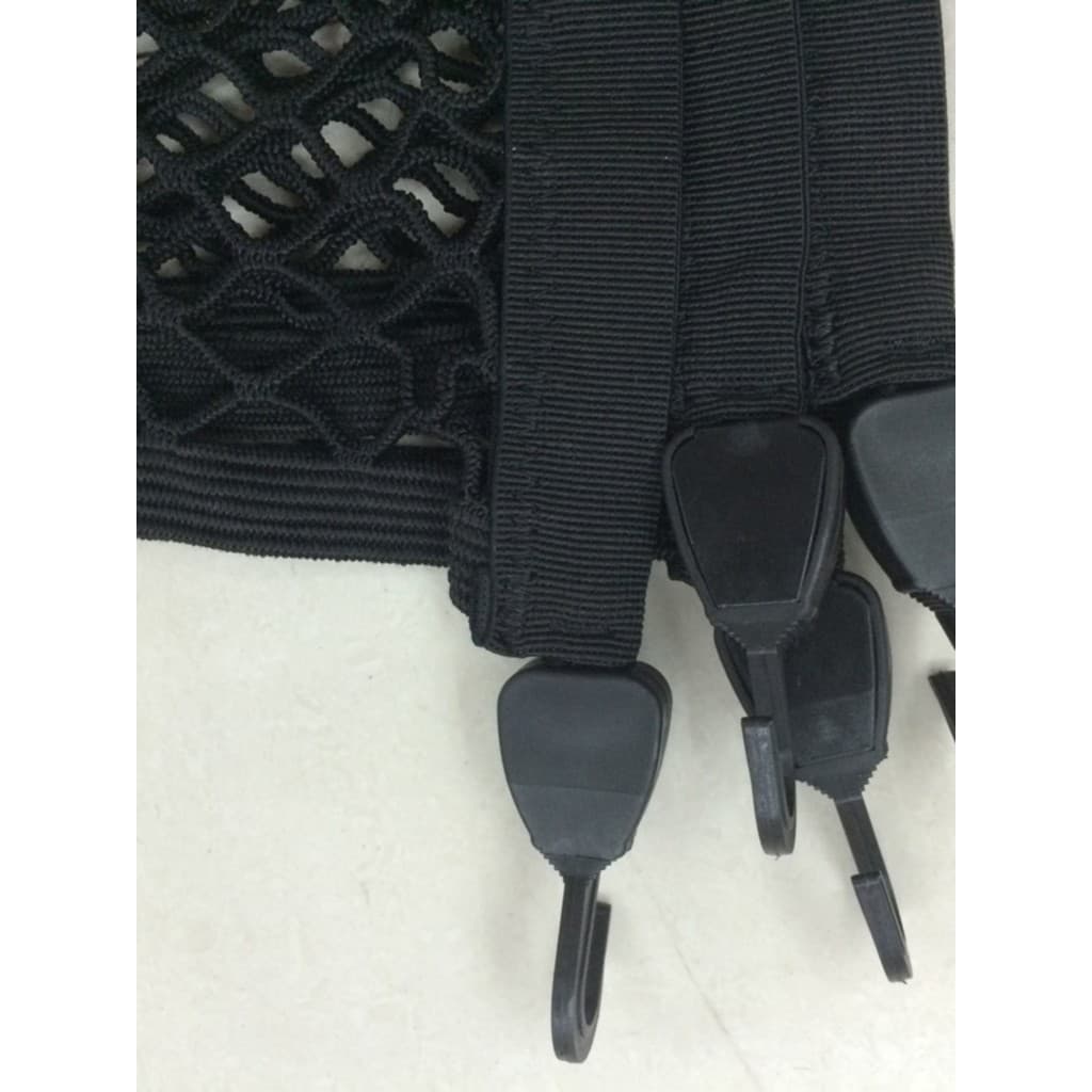 Leyu marca rede de bagagem de carro completa elástica dupla camada telhado ou tronco armazenamento net bolso 100*80 com