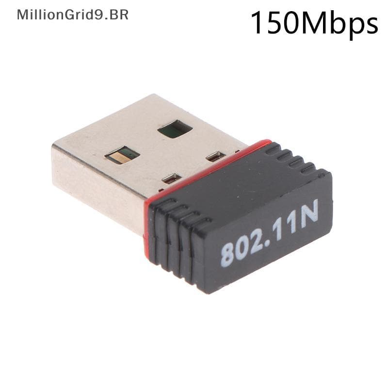 Moinho Mini Adaptador Wi-Fi USB 802.11n Antena 150Mbps Receptor Sem Fio Dongle Placa De Rede Externo Para Desktop Portát