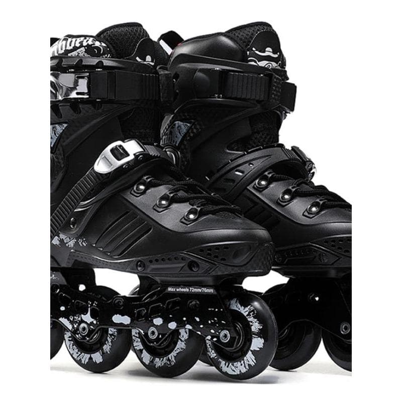 Adulto sapatos de flor plana patins adulto rolo Inline das mulheres dos homens patins Flash completo patins fantasia est