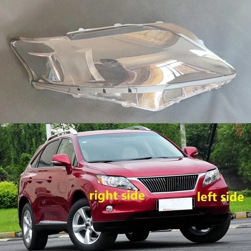 Para Lexus RX270 RX350 RX450 2009 2010 2011 Tampa Do Farol Concha Lente Transparente Abajur Original Plexiglass Housinga