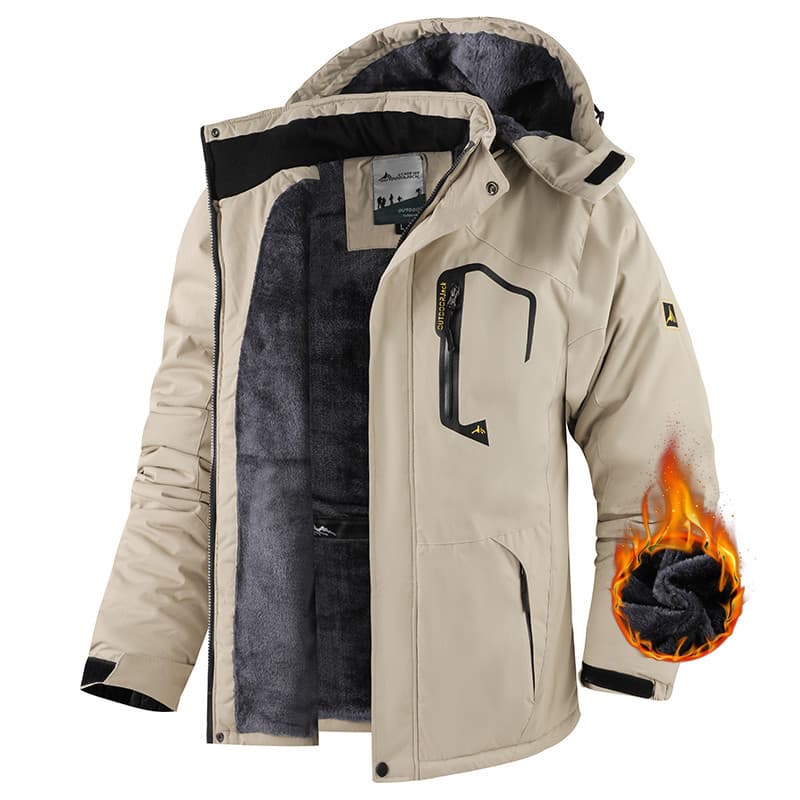 Novo outono inverno ao ar livre jaqueta quente jaqueta de algodão masculina moda ao ar livre quente engrossado jaqueta d