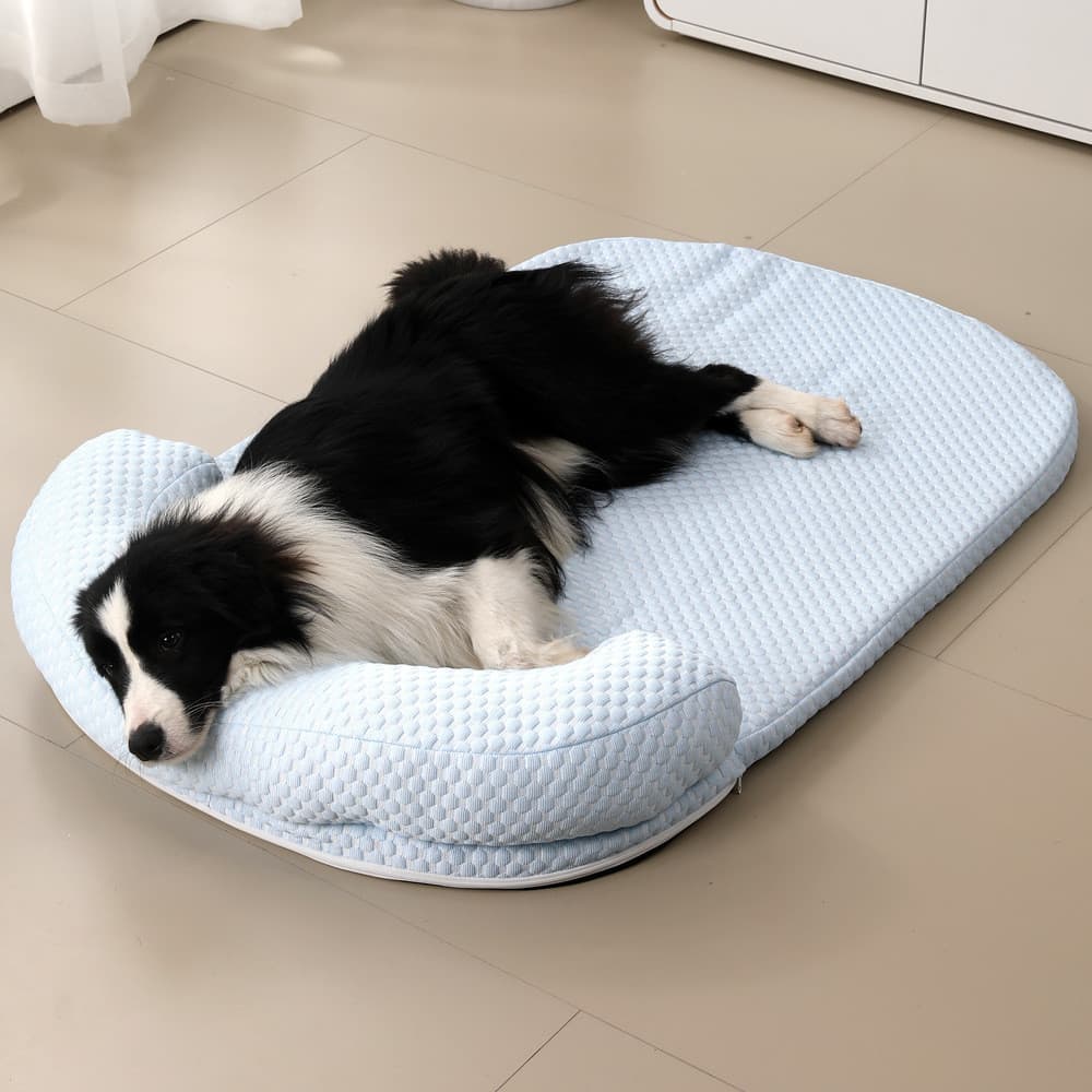Novo produto verão pet esteira de resfriamento canil verão ervilhas gelo respirável legal pet esteira maca do gato cama