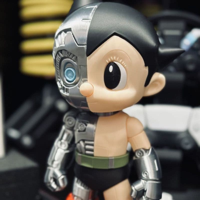 Braço de ferro mecânico astro madeira astro figura Anime na moda jogar decoração sala jogos presente aniversário