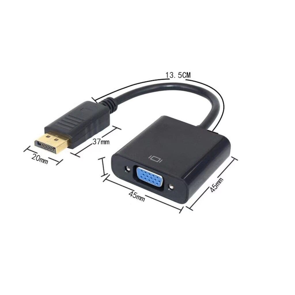Cabo conversor displayport vga video