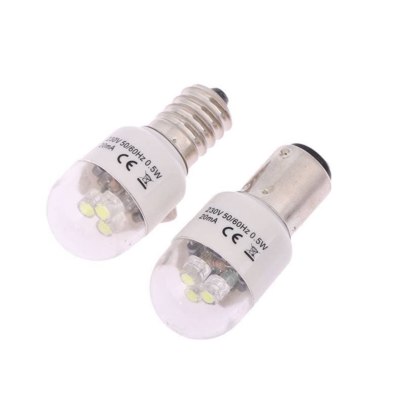 YUKE 15D/E14 Costura Prática Lâmpada LED Iluminar 0.5W 50/60Hz 230V Doméstica Substituir Máquinas De Lâmpadas BR