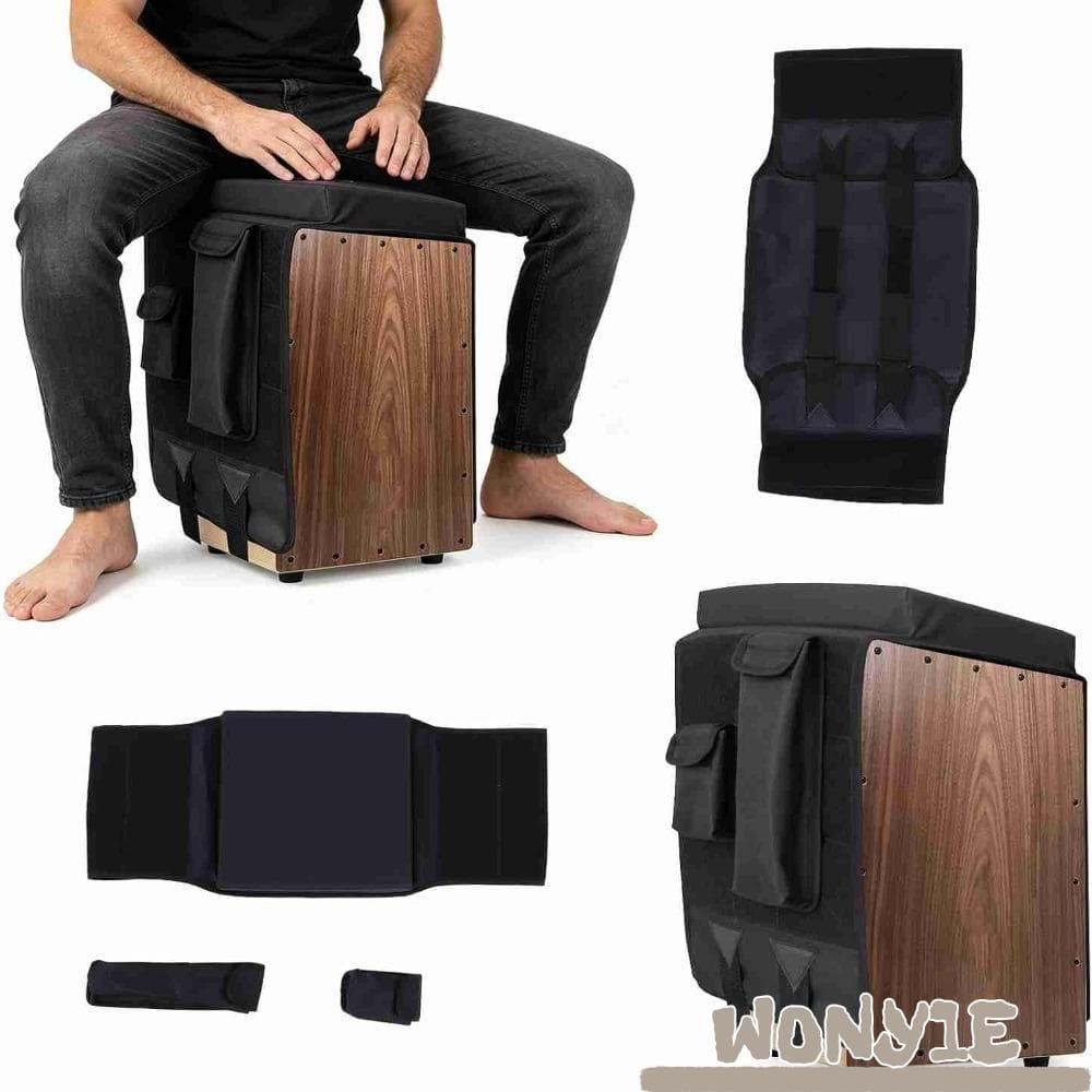 WONY1E Cajon , Almofada Ergonômica Leve Do Assento Tambor Portátil Da Base Antiderrapante
