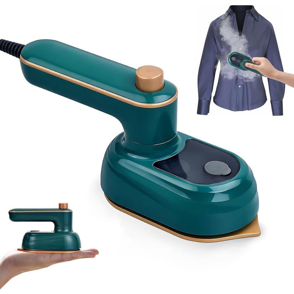 Mini ferro a vapor Hebest, ferro de viagem leve e compacto, ferro de viagem dobrável, ferro a vapor para viagens, uso du