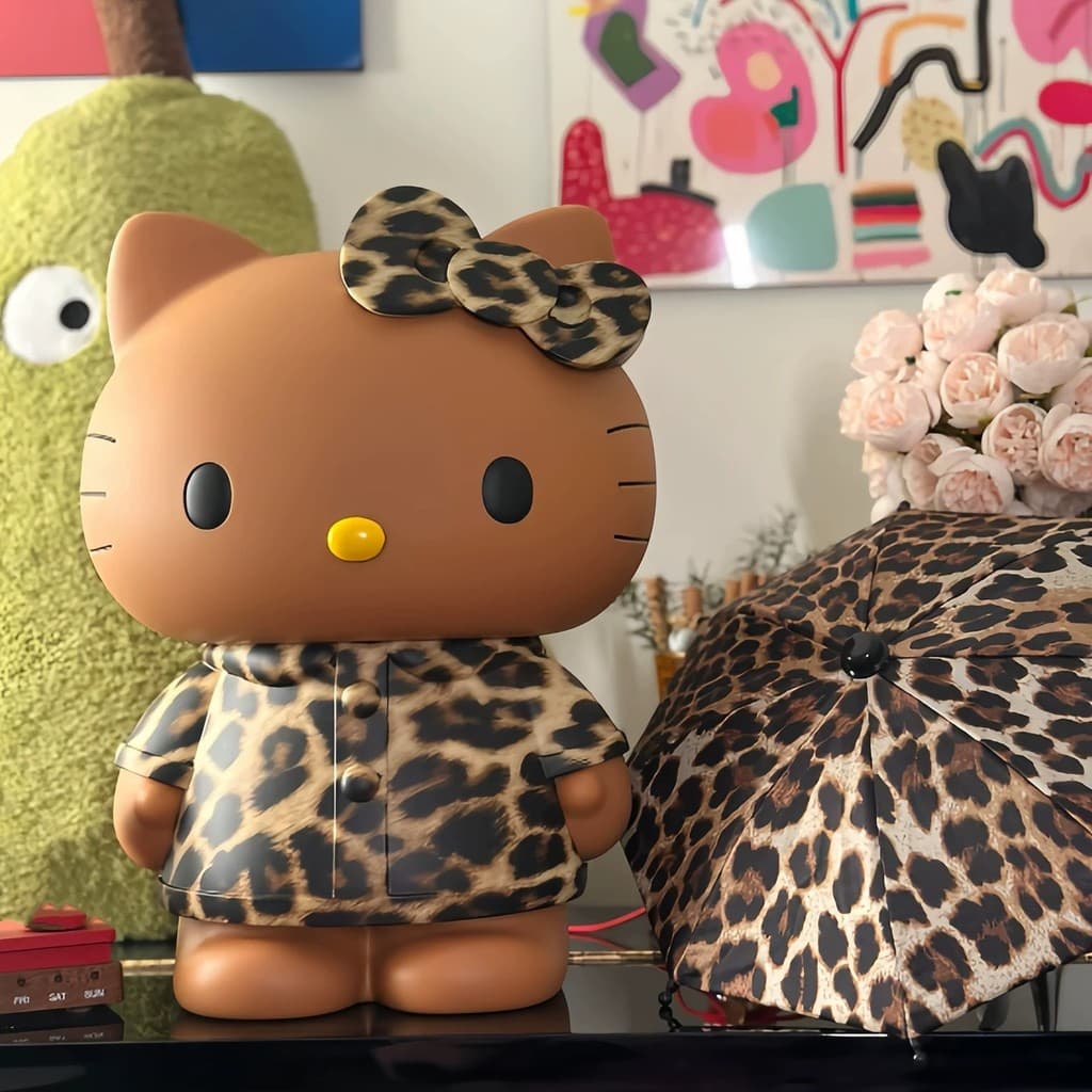 35cm grande gato boneca Desktop vinil cofrinho ornamentos bonitos quarto sala de estar decoração Orna