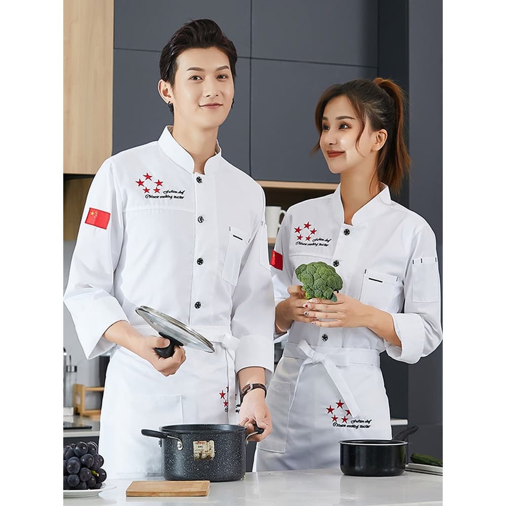 Hotel restaurante Fast Food restaurante Chef roupas de trabalho outono