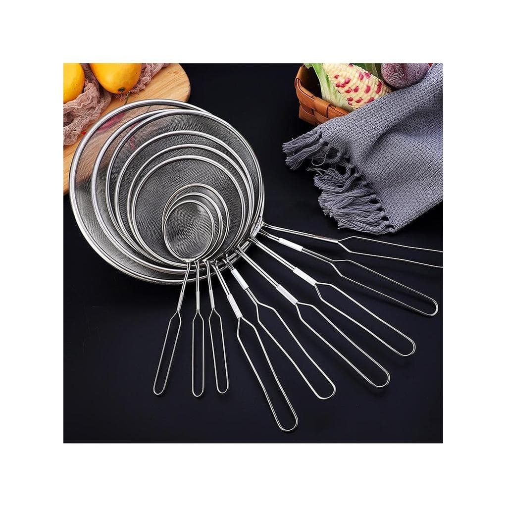 Coador filtro malha doméstico de aço inoxidável cozinha macarrão panela quente comercial grande bolinho malha peneira ce