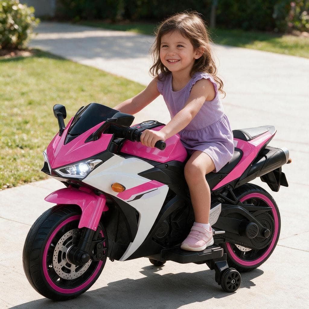Mini Moto Eletrica Infantil 12V Grande Motorizada Motinha a Bateria para Criança 2 a 5 anos Motoca para menino ou menina