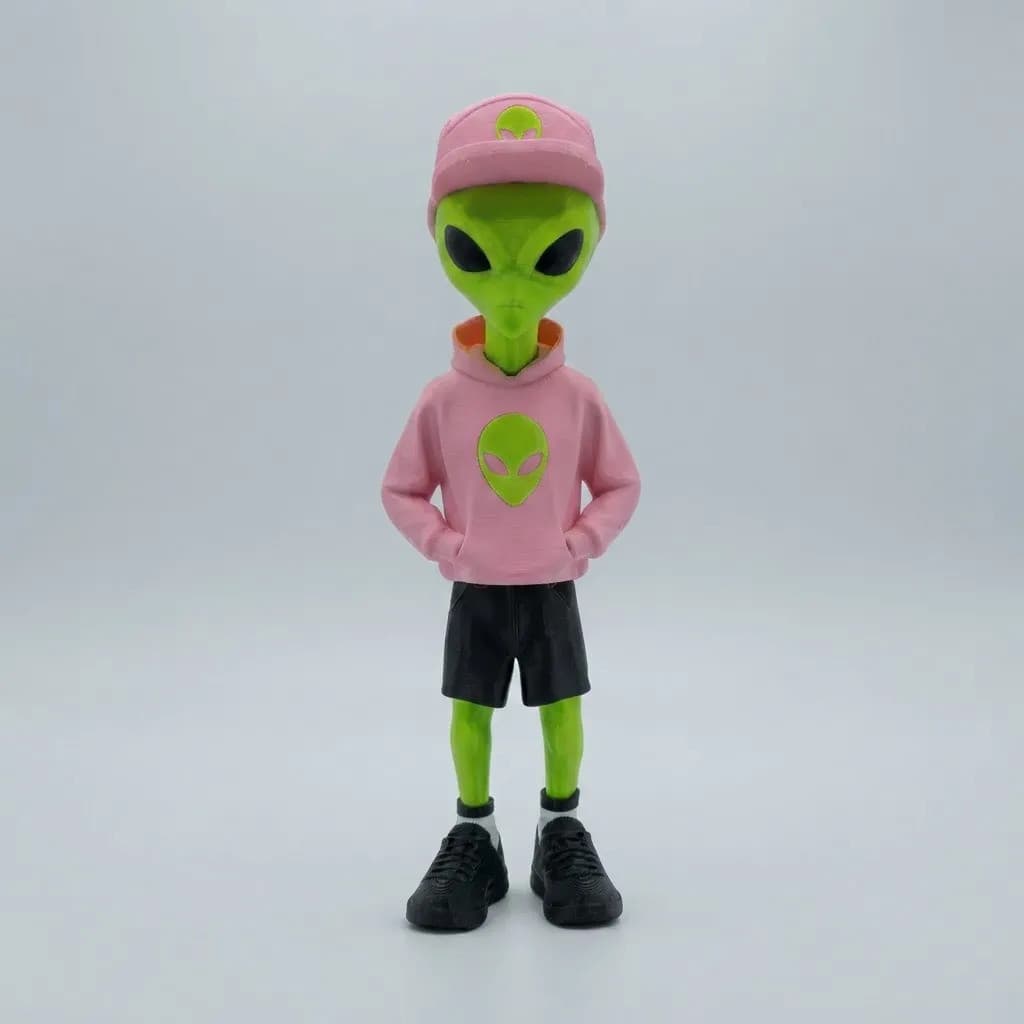 Boneco Et Urbano Street Alienigena Decorativo Premium