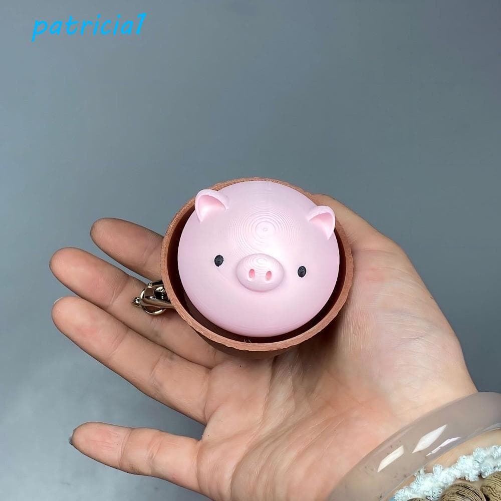 PATRICIA1 Clicker De Animal Fofo , Chaveiro Botão Kawaii De Porco De Teclado De Imprensa Criativa
