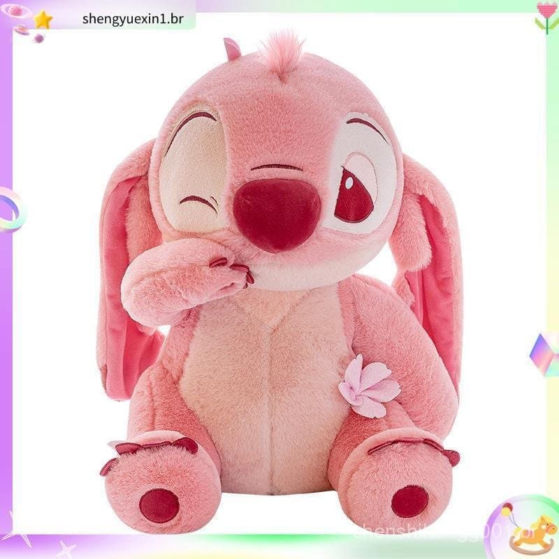BERNARDO Sakura Series Stitch Brinquedo De Pelúcia , Coleção Fofa Boneca Acompanhamento Divertido PP Algodão Macio Rosa