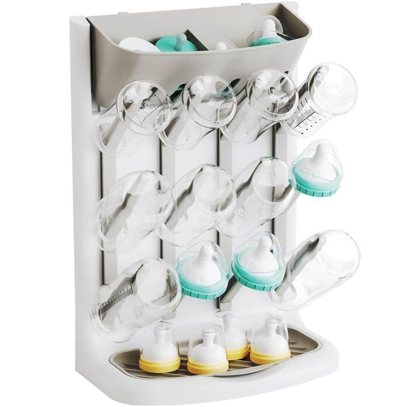Yieach Rack De Secagem De Mamadeira Vertical Maior-Sem BPA-Suporte De Mamadeiras Que Economiza Espaço Para Bancada , Est