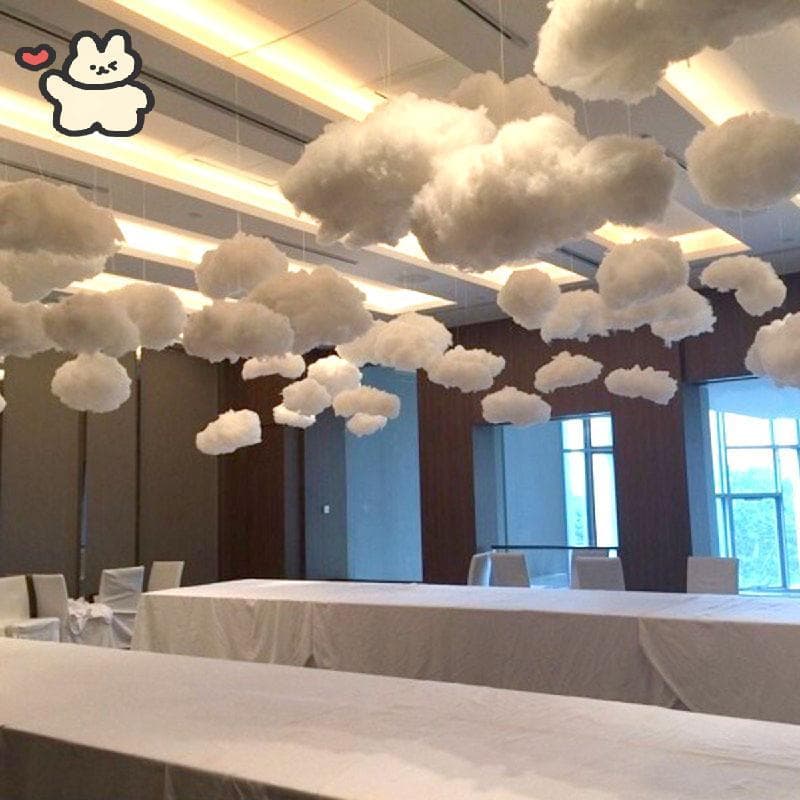 Nuvens Simuladas , Guirlanda De Nuvem Artificial , Decorações De Teto Suspensas , Suprimentos Para Festa De Casamento De