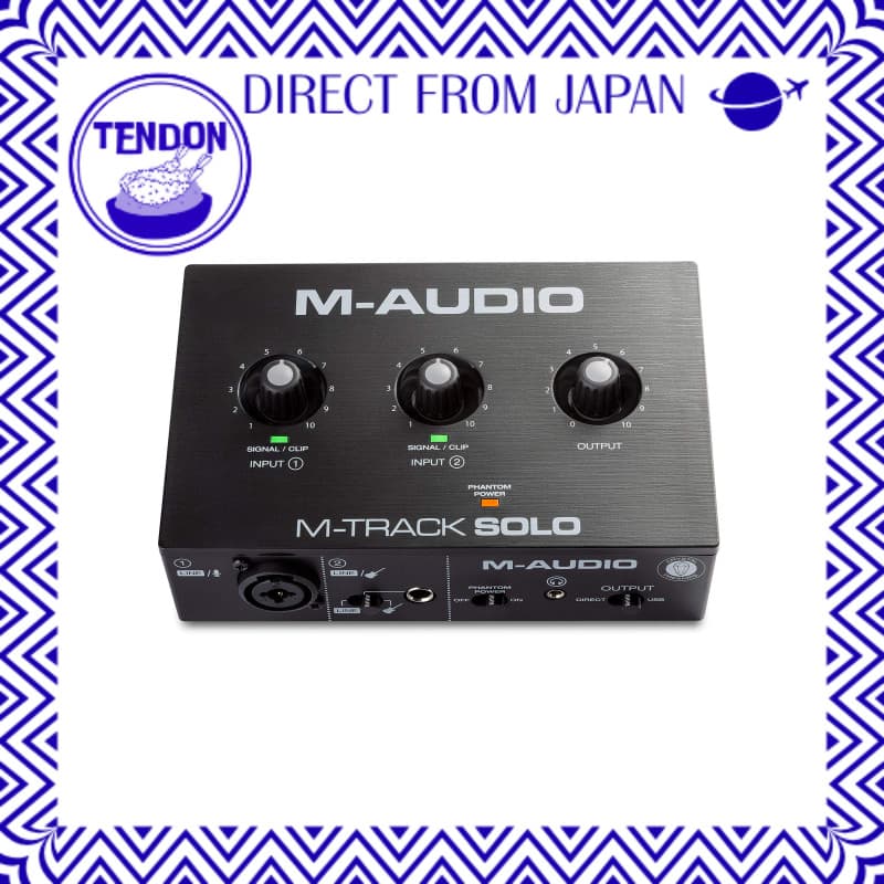 【DIRETO DO JAPÃO】M-Audio Interface de Áudio USB com Software de Produção Musical Compatível com Mac e Windows