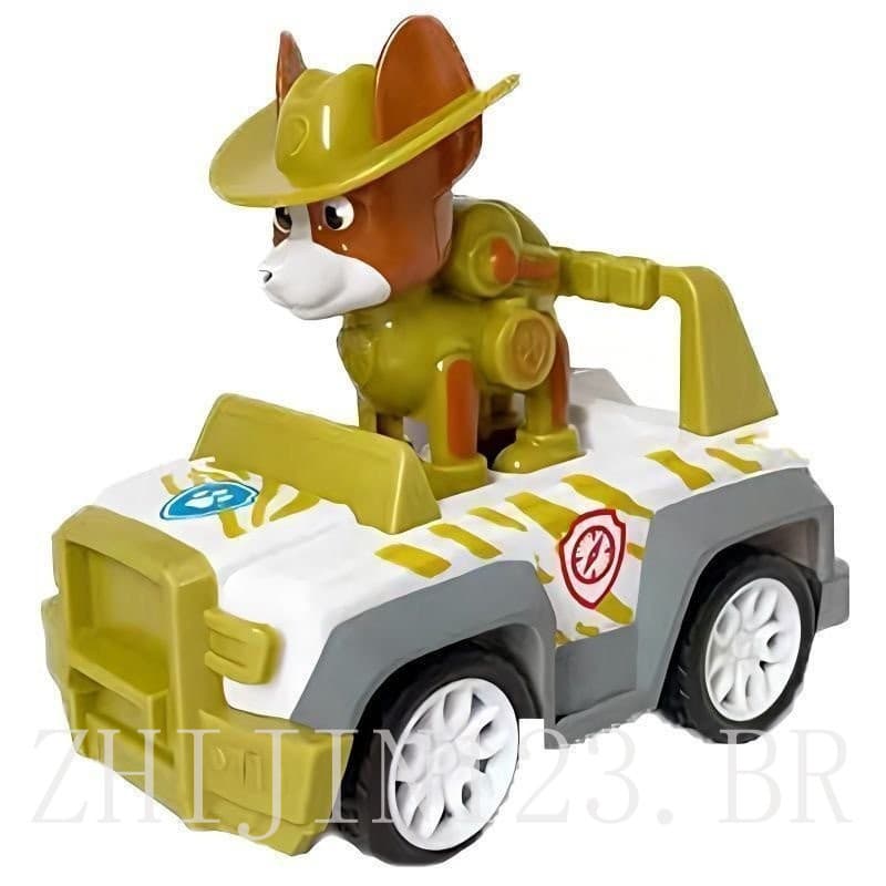 Brinquedos Educacionais para Carros Patrulha Canina Carro de Retorno com Rastreador Modelo Apollo Ryder para Crianças
