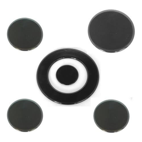 Kit 6 Tampinhas Espalhador Moderno Fogão Electrolux 76sab