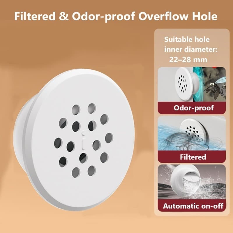 Melhores Rolhas De Silicone Removíveis , Plugues De Drenagem Automáticos Evitam Derramamentos De Água De Odor Para Banhe