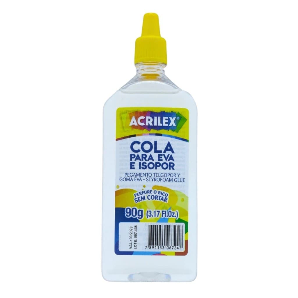 COLA PARA E.V.A E ISOPOR ACRILEX 90g