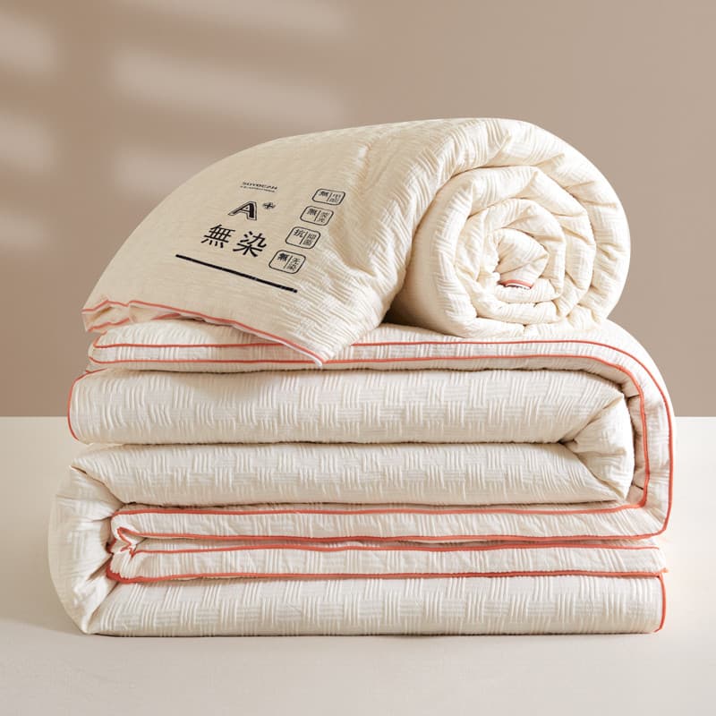 Colcha Jacquard dois em um com zíper, colcha de fibra de inverno para mãe e criança, núcleo de inverno, colcha de invern