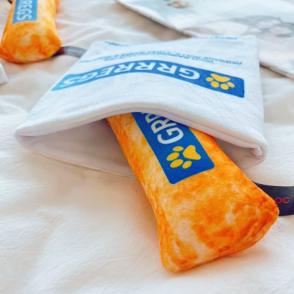 Pedido de comércio exterior brinquedos para animais de estimação gato cão brinquedos voz latindo gritando papel comida t