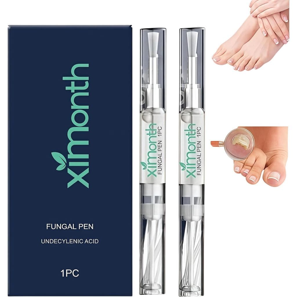 A caneta antifúngica Swissclear é uma fórmula reparadora com textura leve que é facilmente absorvida e pode reparar as u