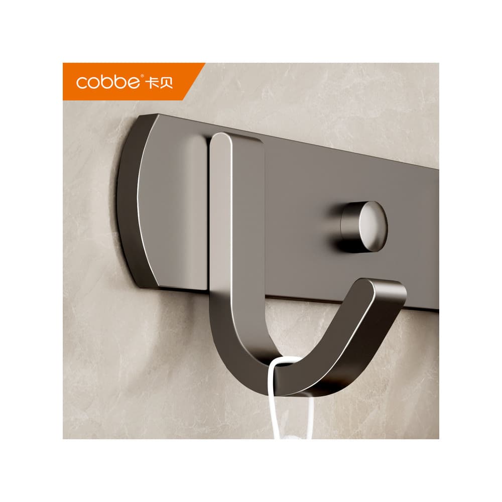 Kabe perfurado gancho do banheiro carga-rolamento forte Viscose fixado na parede toalha cozinha banheiro porta cabide pa