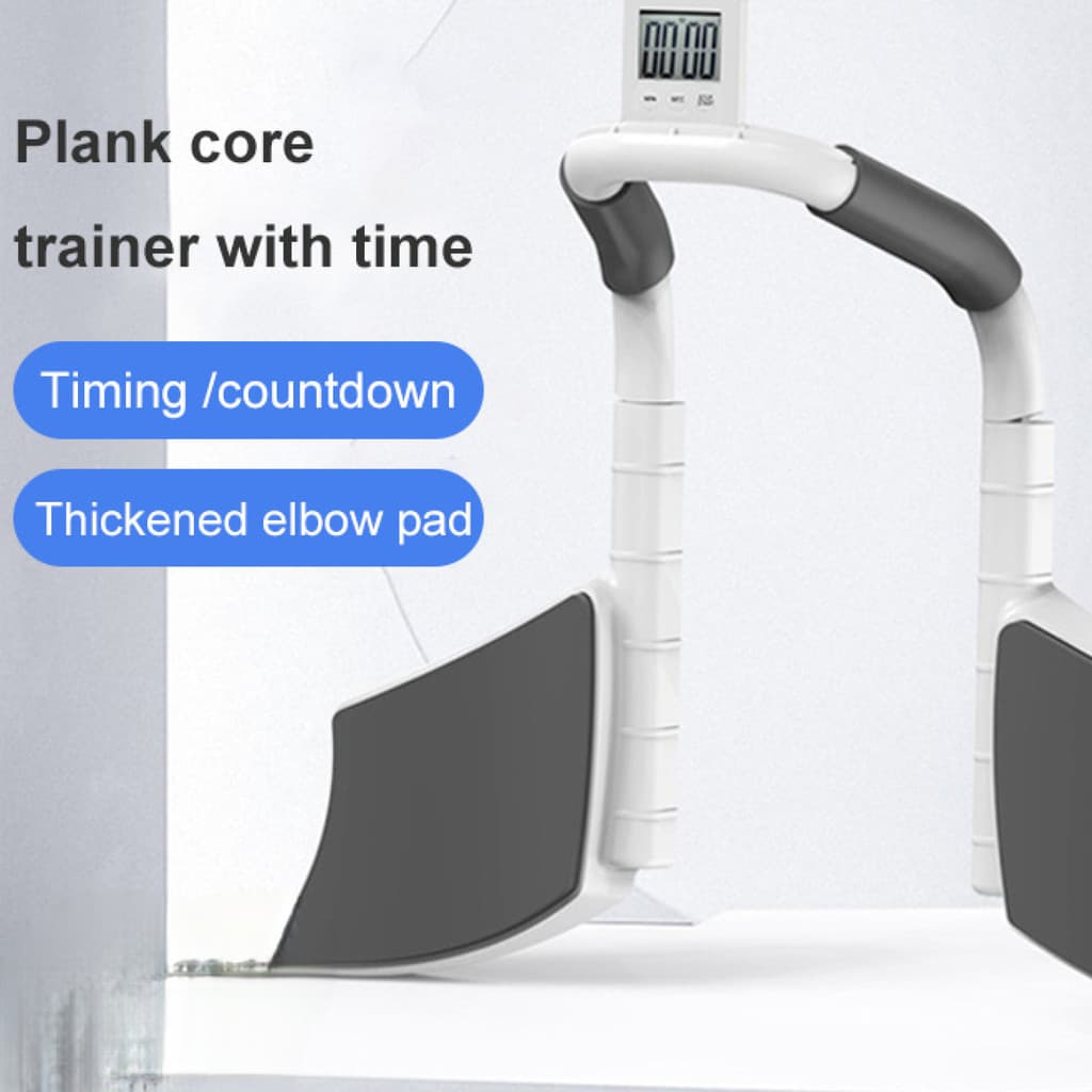 Aparelho multifuncional para treinamento de prancha e fortalecimento do core com cronômetro
