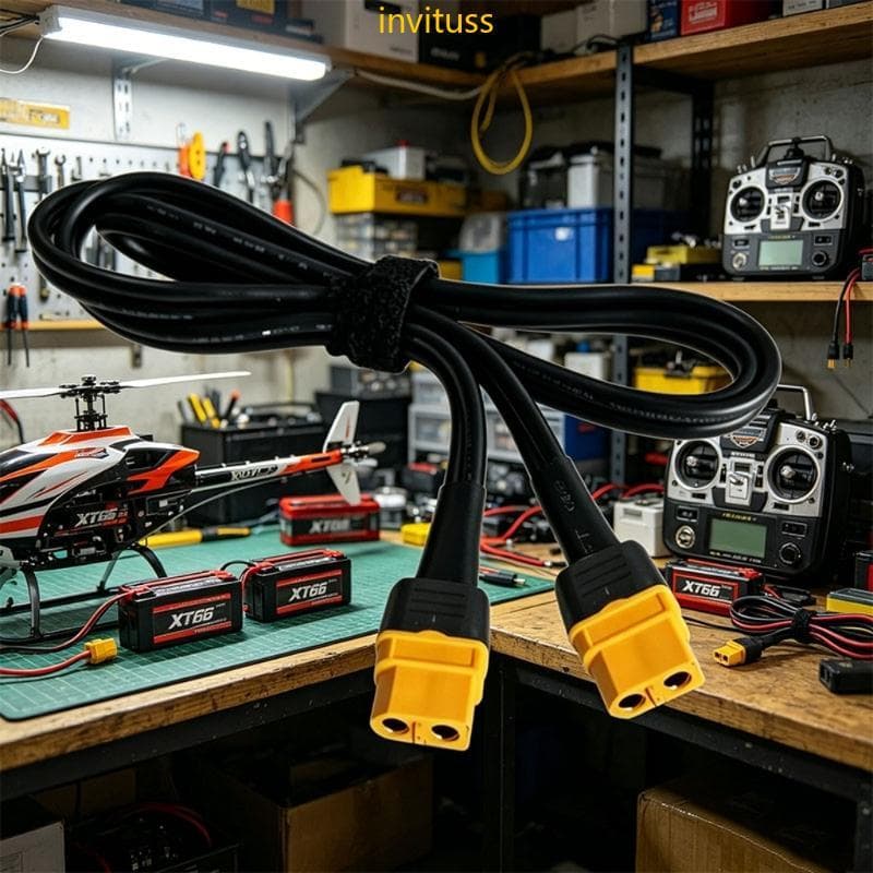 Inv Potência 360W Fêmea Para Carregamento Fio 12AWG Baterias Lítio Alimentação 50cm-5 Metros