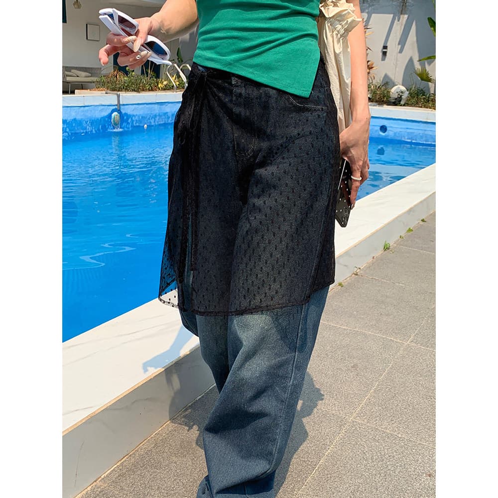 2026 início da primavera novo estilo elástico bunda cortina feminina versão coreana saia em camadas moda All-Match Overs