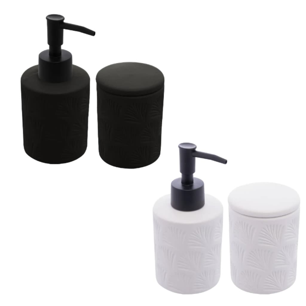 Conjunto Banheiro Cerâmica 2 Peças Leaf