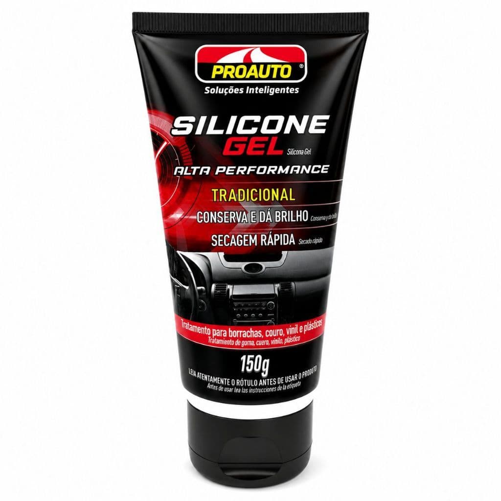Silicone Gel Proauto 150g Tradicional Alta Performance Brilho Secagem Rápida 1 Unidade