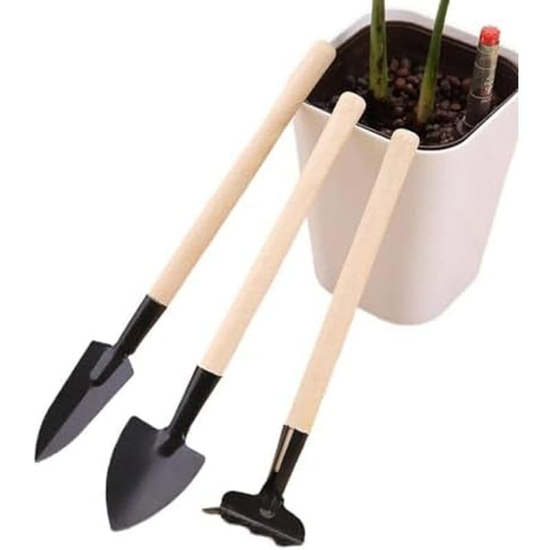 Ferramentas de jardinagem conjunto de três peças Mini ferramentas de jardim Multi-função pá ancinho pá de afrouxamento d