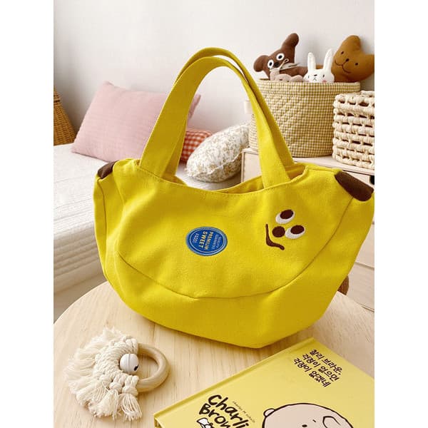 INS estilo crianças saco de Banana portátil pequeno saco menina pequeno saco bolsa de moedas do bebê