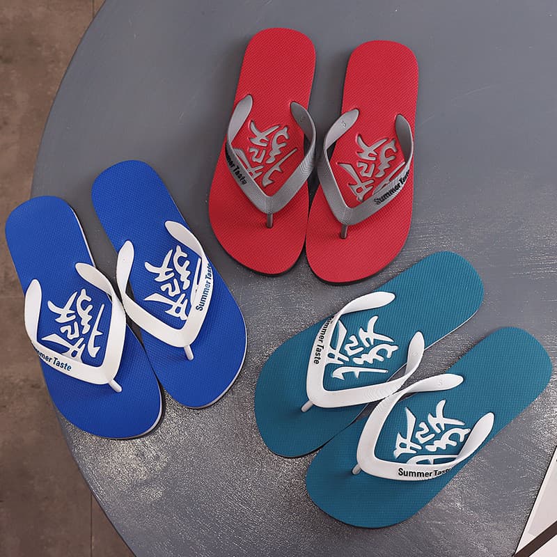 | slippers | ☜Chinelos Na Moda Nacional Masculino Verão Exterior Desgaste Antiderrapante Sandálias All-Match T❄