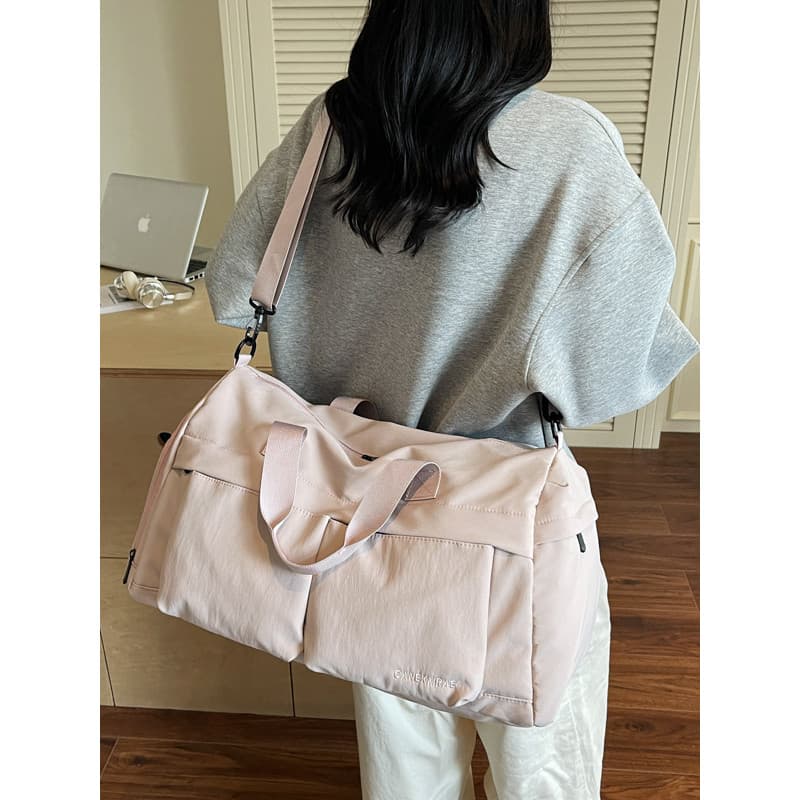 Novo saco de viagem feminino grande capacidade de curta distância viagem de negócios armazenamento saco de bagagem mascu