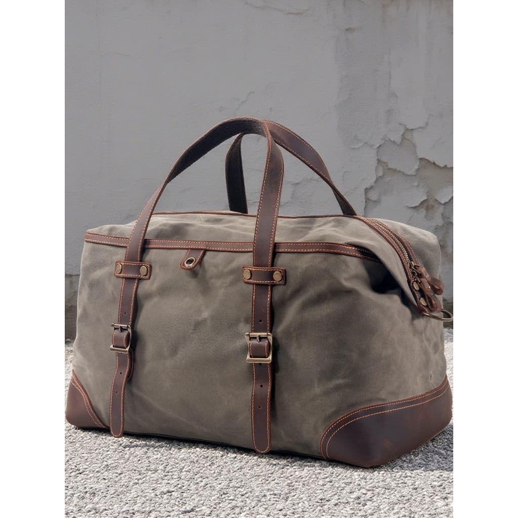 Bolsa de viagem retrô americana, bolsa de viagem de negócios, grande capacidade, bagagem de viagem, esportes, academia,
