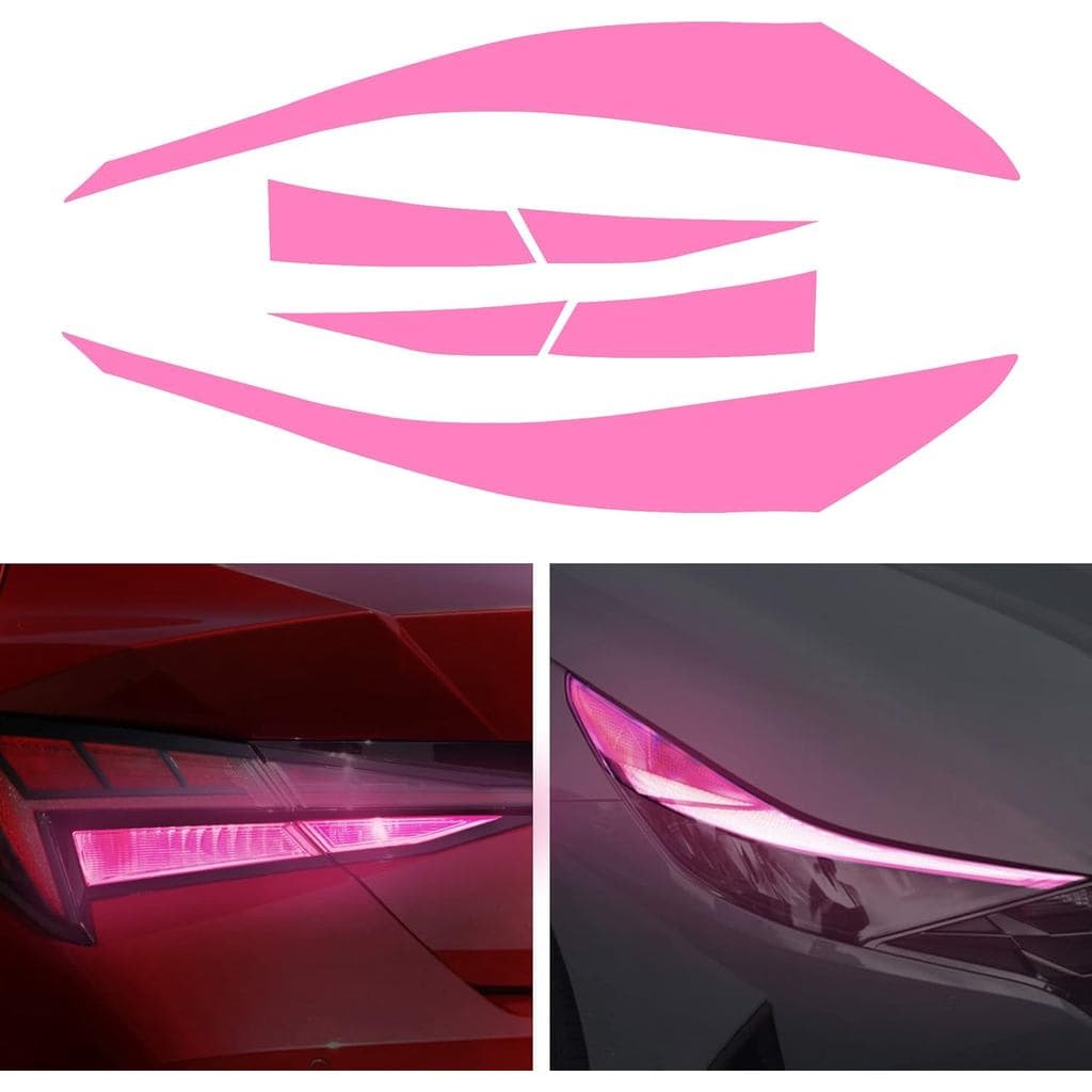 Farol Sidemarker Luz De Nevoeiro Traseira Filmes De Vinil Fumaça Compatível Com Hyundai Elantra 2021 Transmissão De Pré-