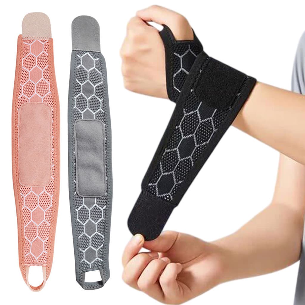 tshitoli-Alça De Compressão De Pulso Esportiva Masculina Feminina Suporte Ajustável Envoltório Prevenção De Entorse Forç