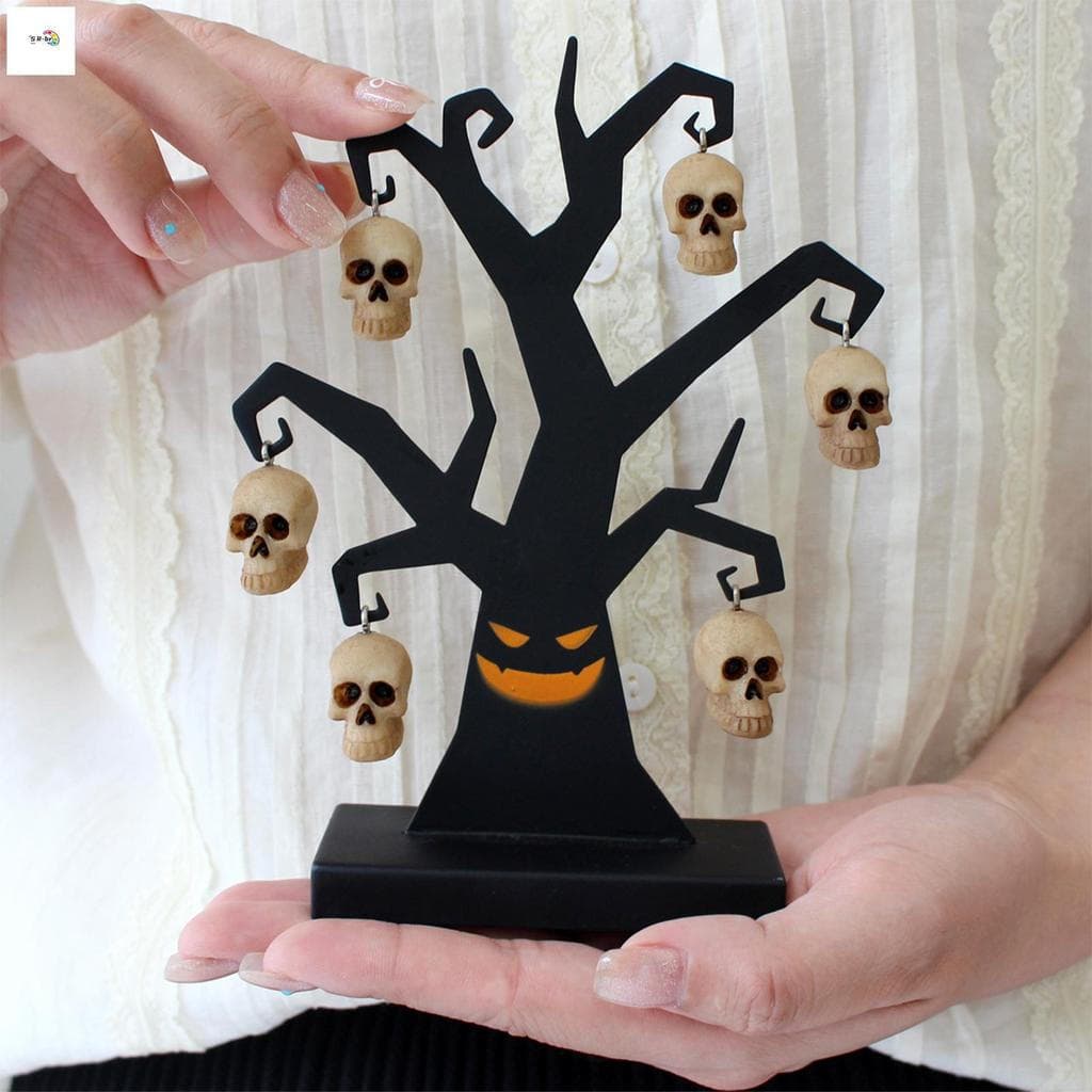 Ornamento De Árvore Morta De Halloween Assustadora Preta Para Festa , Restaurante , Mesa