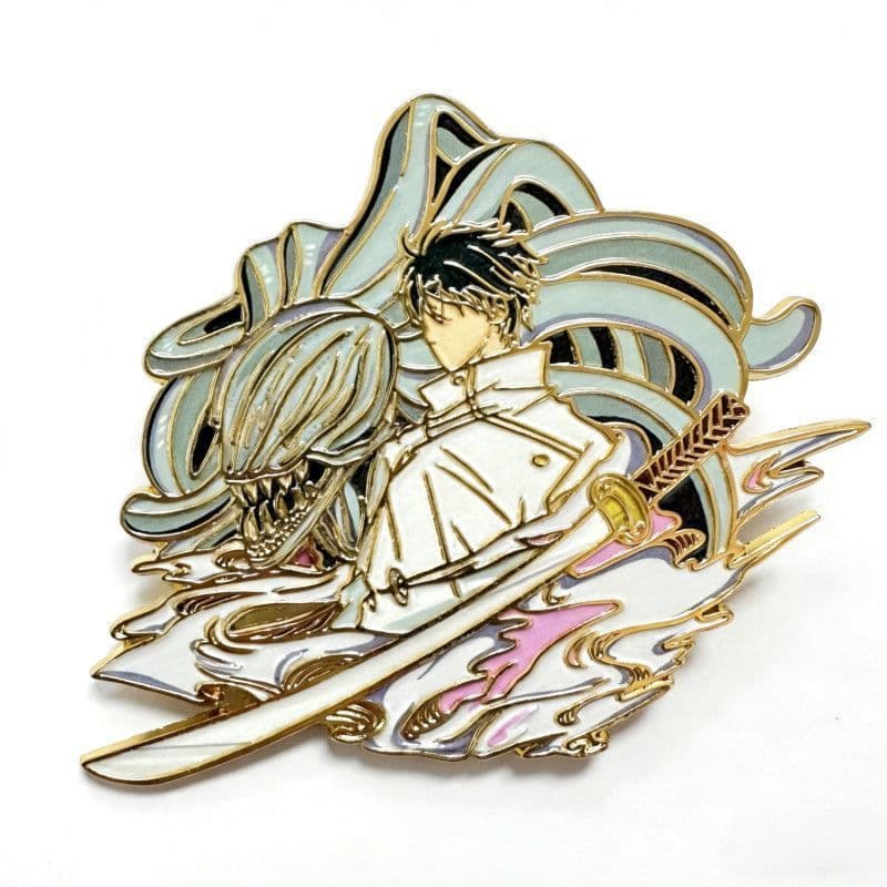 Jujutsu Kaisen Legal Futebol Anime Okkotsu Yuta Alfinetes De Lapela Para Mochila Esmalte Emblemas Broche Roupas Acessóri