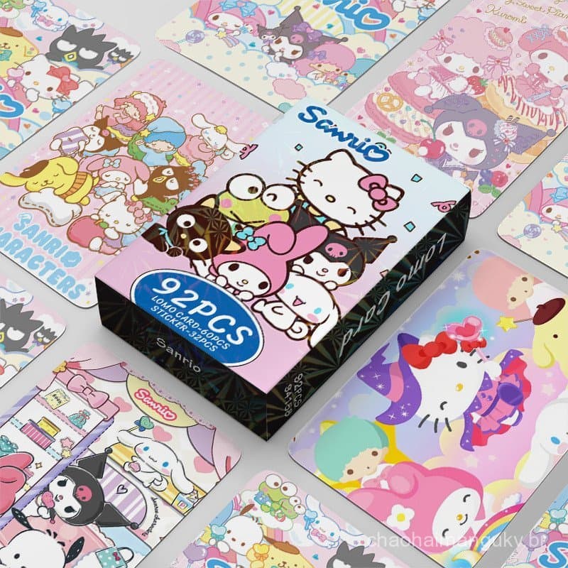 KPOP 92pcs/box Cartões Fotográficos Sanrio LOMO Cartão De Coleção