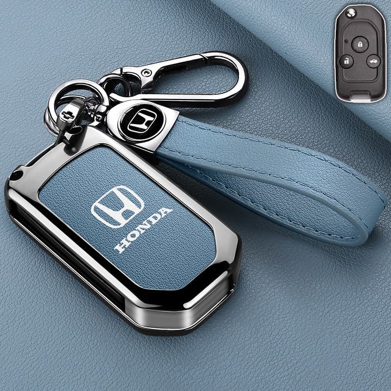 Capa para Chave Remota de Carro Honda com 2/3 Botões para Jazz/City/Brio/Civic/CRV/Accord, Acessório de Capa de Chave Do