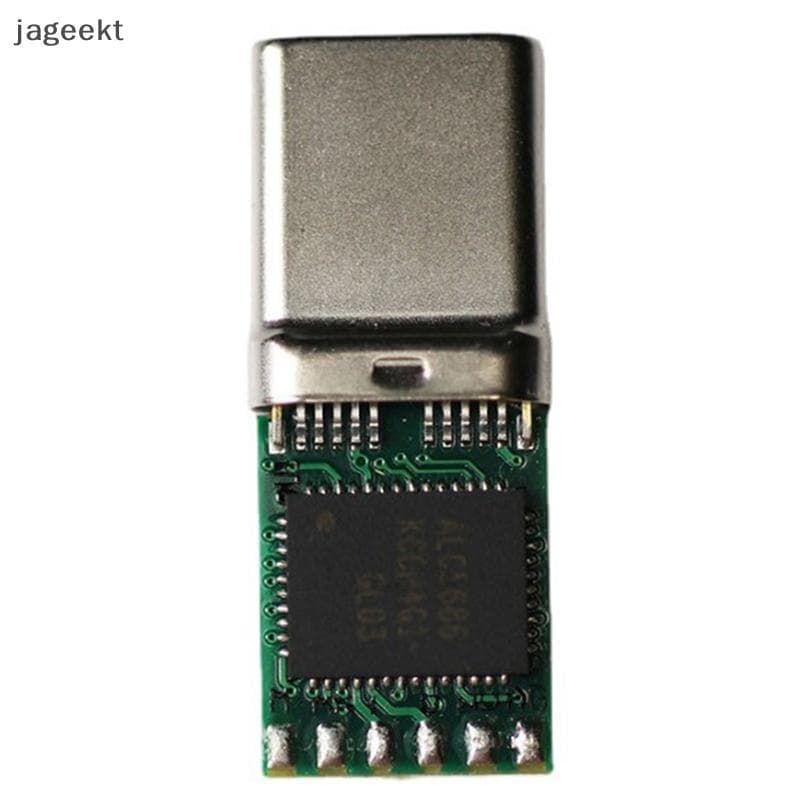 [jageekt] ALC5686 Chip Tipo-C Plugue De Fone De Ouvido De Áudio Digital Adaptador De Conector De Decodificação DAC BR